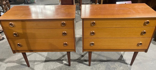 Pair schreiber mid century - of,