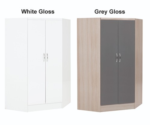 Nevada grey gloss bedroom - gloss,
