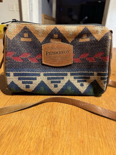 Pendleton wool crossbody bag - wool,