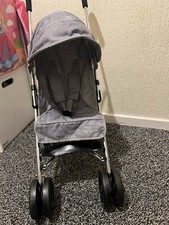 Mamas & Papas Junior Cr uise Stroller Grey Pushcha ir Baby Doll Pram
