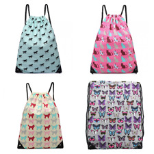 Canvas Drawstring Backpack Bag