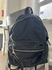 Fire trap leather back pack - leather,