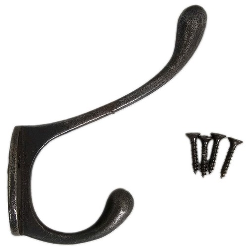 Double coat hook antique - coat,