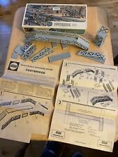 Airfix 00 Gauge series 2 Footbridge, partially assembled- good condition -boxed
