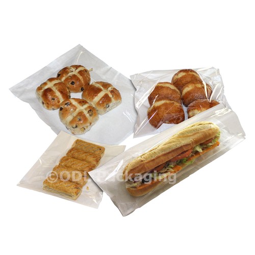 Clear film fronted paper - clear, bags