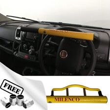 Yellow Car Steering Wheel Lock