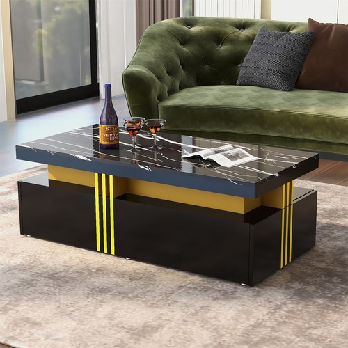 Modern coffee table with - modern,