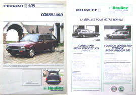 Peugeot 505 heuliez corbillard - peugeot,