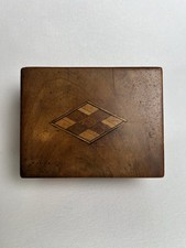 Antique Wooden Trinket Box