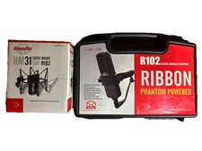 Superlux R102 Aluminum Ribbon Microphone with HM3 Shock Mount