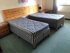 single bed with mattress used x 2