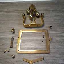 Vintage Brass 4 Ball Anniversary Clock Pendulum Spare Parts Repair