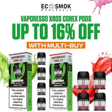 Vaporesso XROS Corex 2.0 Pods For Pro Mini Nano Cube Kits Pack 4 0.6 0.8 1.0 1.2