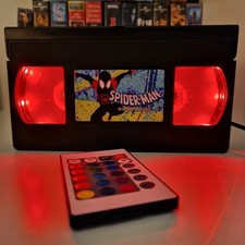 Disney Marvel & Family LED VHS Video Tape Lamp Birthday Xmas Gift Ideas Light