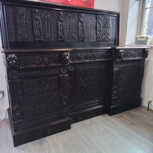 Gothic revival antique server - gothic,