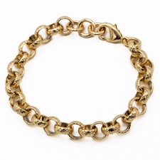 Unisex 9ct Gold Diamond Cut