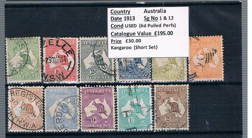 Australian stamp sets 1855 - 1855,