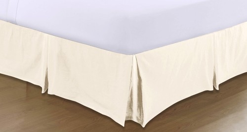 Pleated base valance - pleated, sheet