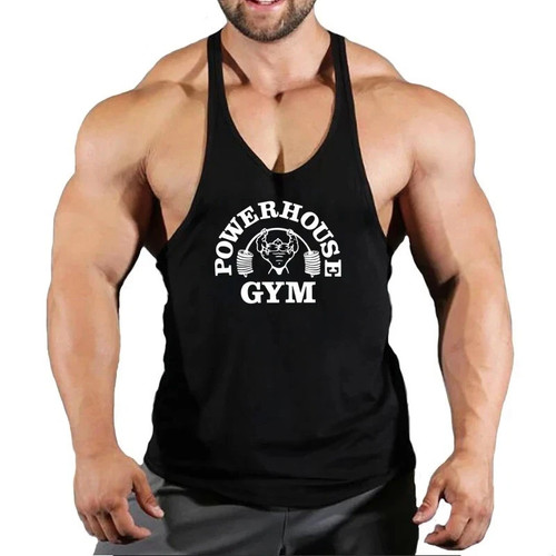 Mens gym stringer vest - mens,