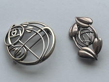 2 x Vintage Sterling Silver