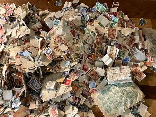 Canada stamps off paper loose - off,