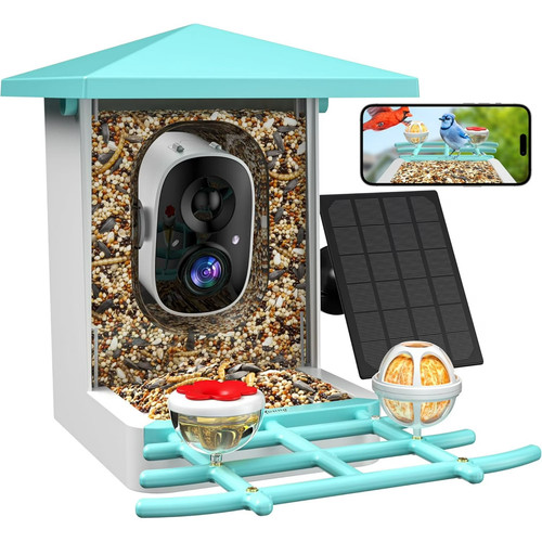 Fhd smart bird feeder camera - smart,