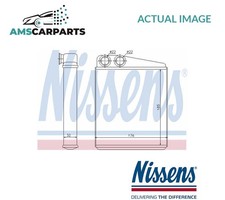 HEATER RADIATOR EXCHANGER LHD ONLY FRONT 70228 NISSENS NEW OE REPLACEMENT