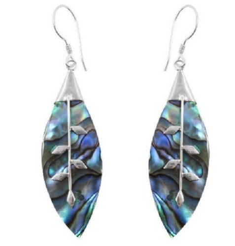 925 silver abalone shell