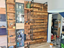 Pallet Wall Cladding set Of  10 Reclaimed Rustic Planks