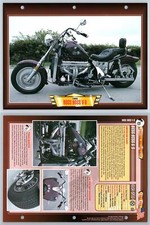 Boss Hoss V-8 - 1993 - Custom - Atlas Motorbike Fact File Card
