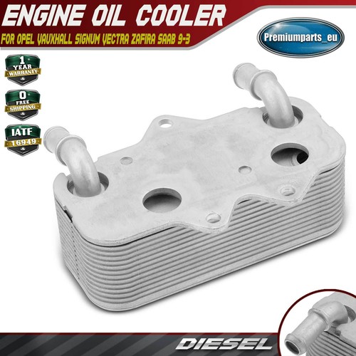 Engine oil cooler for opel - cooler,