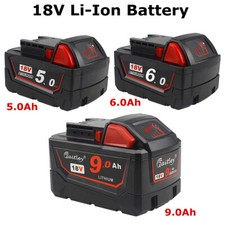 18V 5.0Ah 6.0Ah 9.0Ah Battery for Milwaukee M18 48-11-1860 48-11-1850 48-11-1828