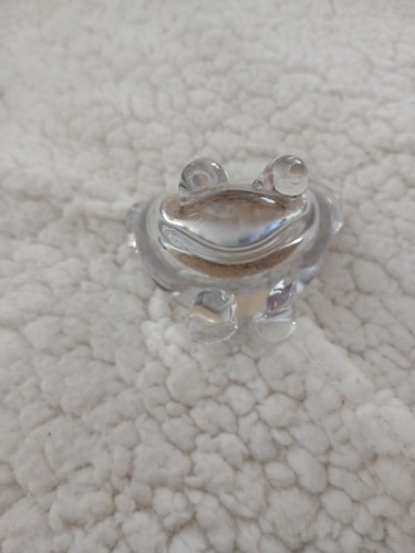 Paperweight frog with landsend - with,