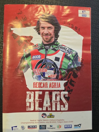 Speedway programme redcar - speedway,