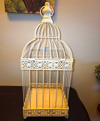 White decorative metal - white,