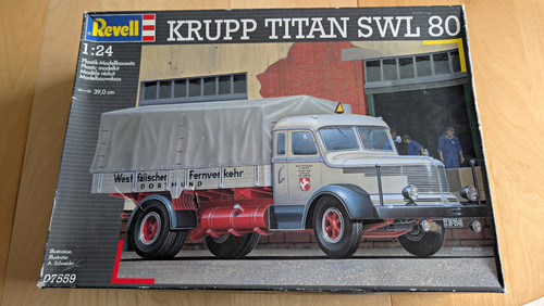 Revell krupp titan - revell, swl