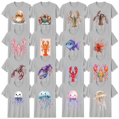 Cute sea life - life, t-shirt