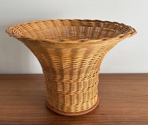 Vintage wicker cane - cane, basket