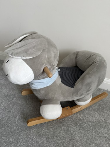 Plush rocking donkey - plush, soft