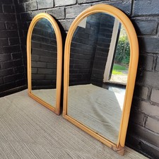 Pair mid century pine - pair,