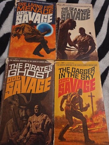 Doc savage lot paperbacks - savage, of