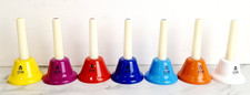 Coloured Hand Bells Set of 7