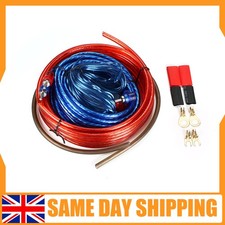 Car Audio Wiring Kit Cable Subwoofer AMP RCA 1500W for Edge Vibe Car Audio UK