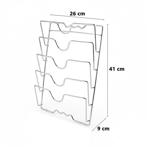 Tier pot lid holder rack - 5,