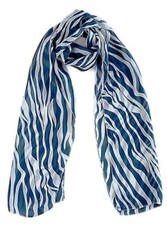 JOBLOT Wholesale Lot X10 Chiffon Scarves Zebra Scarves Multicoloured Designs