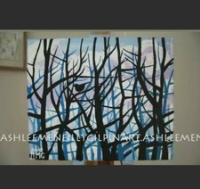 Original artwork acrylic impressionist canvas painting irish artist 30cm x 25cm 