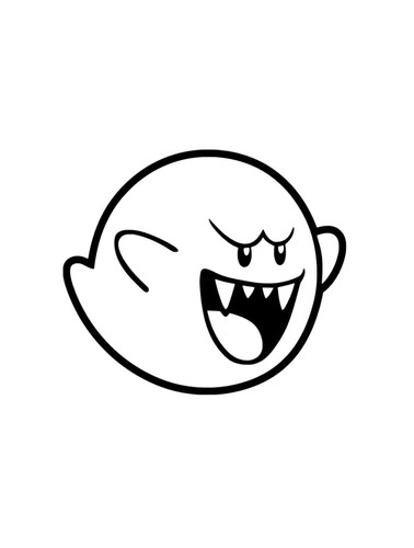 Super mario boo vinyl - super,