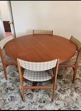Vejle stole mobelfabrik vintage mid-century extendable dining table and 4 chairs