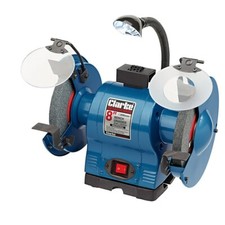 Clarke CBG8370L 8 Bench Grinder With Lamp