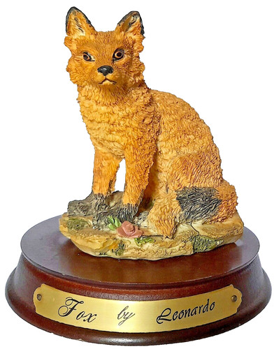 Vintage ceramic fox figurine - vintage,